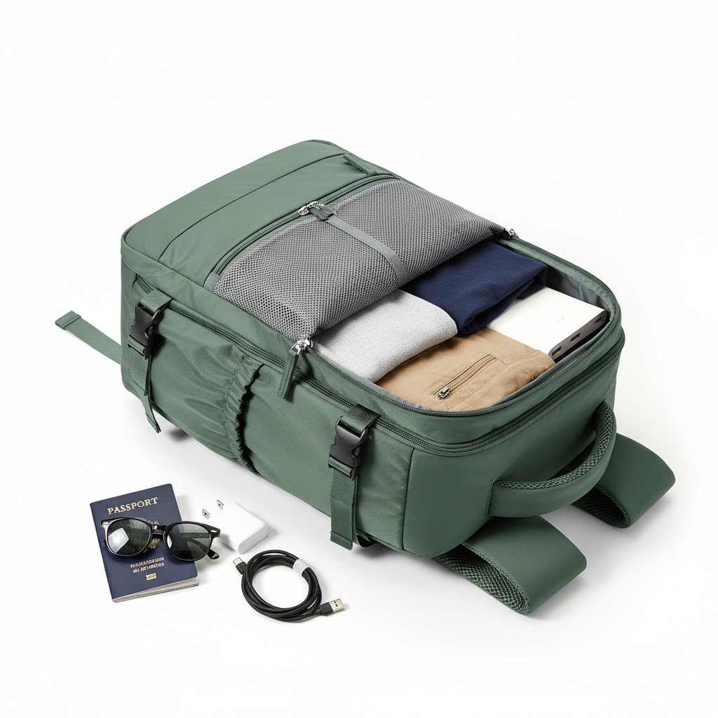 Escale - Sac à dos cabine avion 40x20x25 Ryanair - vue 9