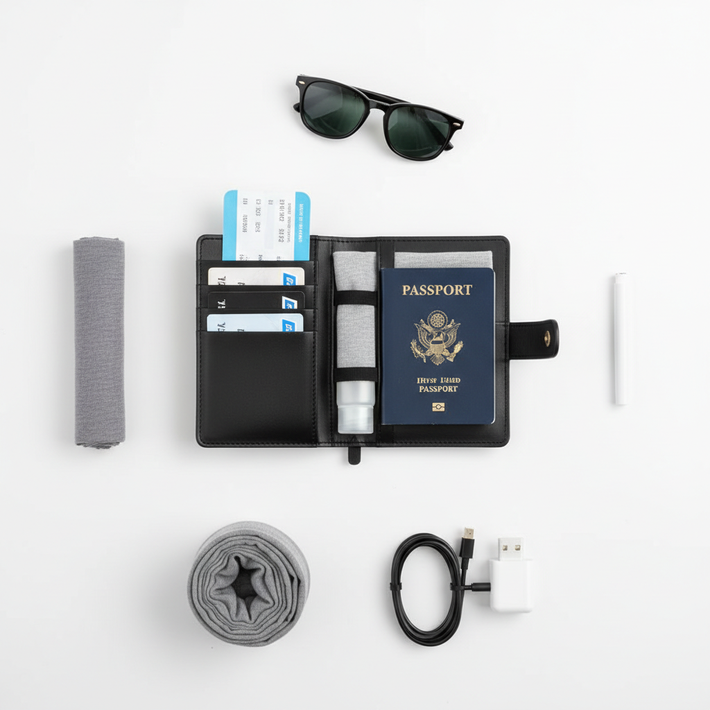 Etui Protège Passeport PU Personnalisé - vue 16