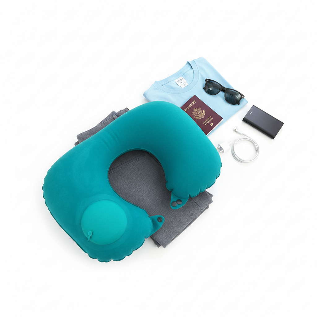 Coussin de Voyage Nuque Gonflable - vue 9