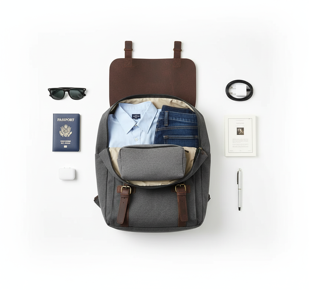 Heritage - Sac À Dos Homme Vintage - vue 12