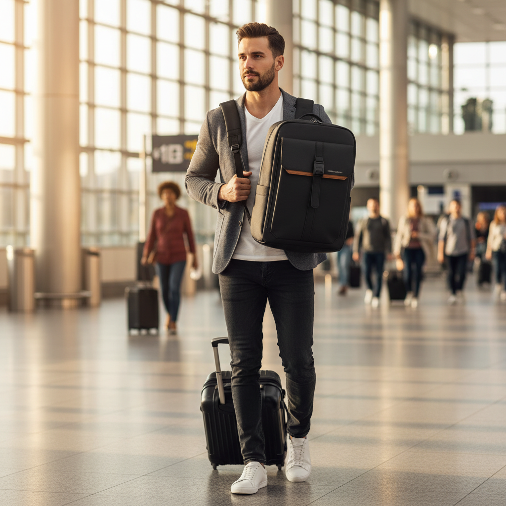 Sac À Dos Business Voyage Homme - lifestyle voyage