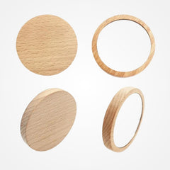 Miroir De Poche Bois