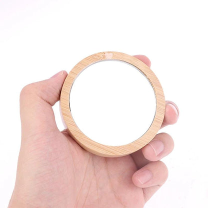Miroir De Poche Bois