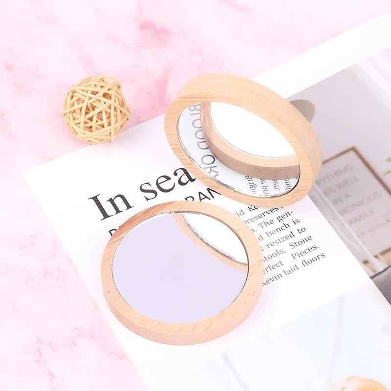 Miroir De Poche Bois