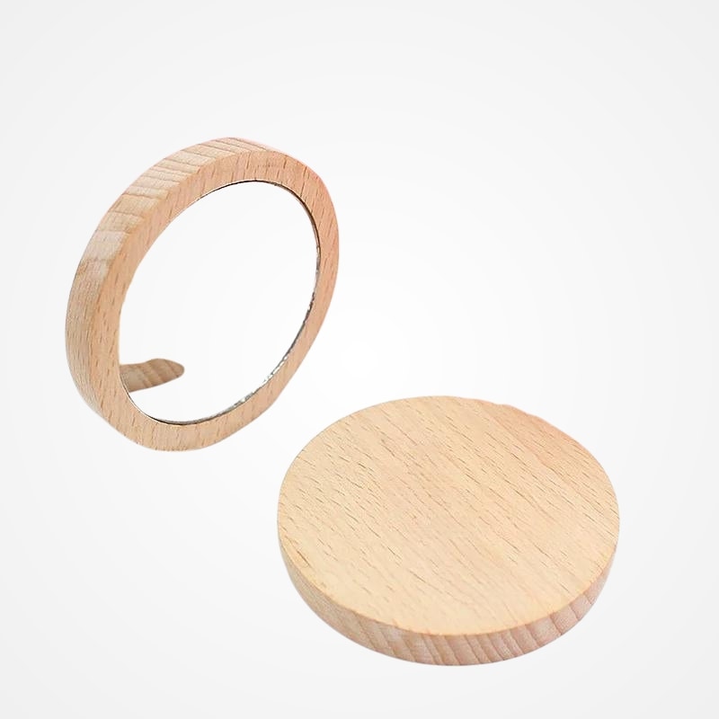 Miroir De Poche Bois - vue 6