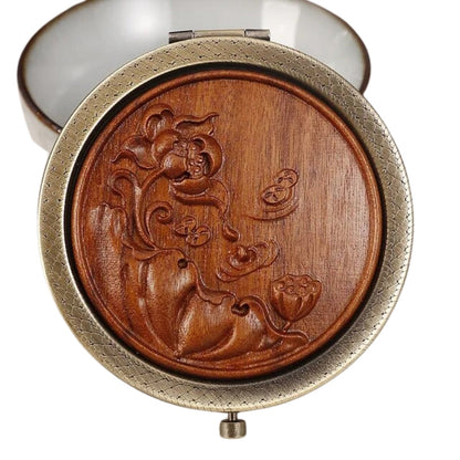 miroir de poche rond