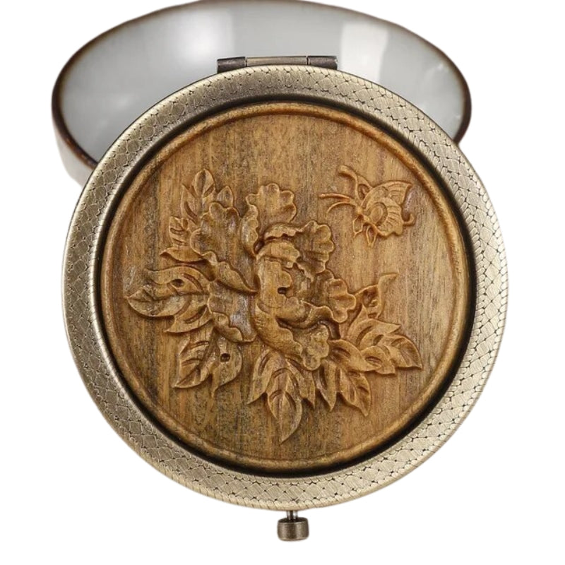 miroir de luxe en bois