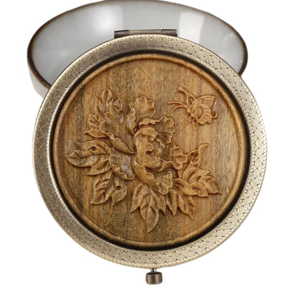 miroir de luxe en bois