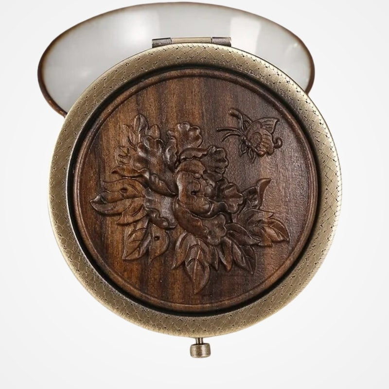 Miroir De Poche Décoratif Bois - vue 21