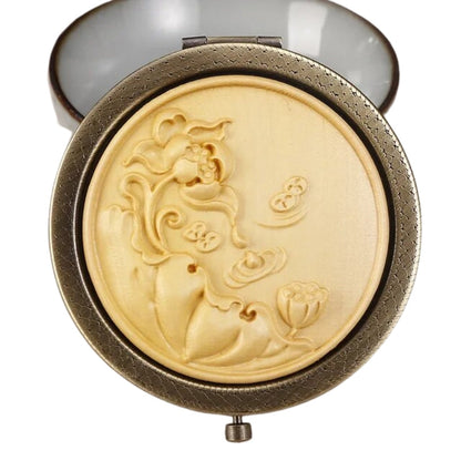 miroir bois flotté rond