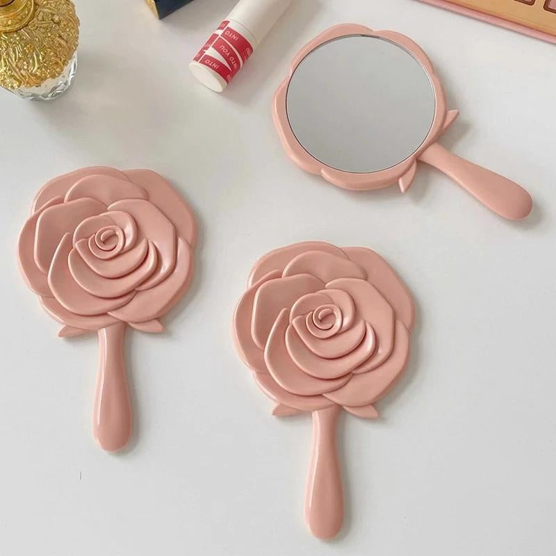 Miroir De Poche En Forme De Rose - vue 4