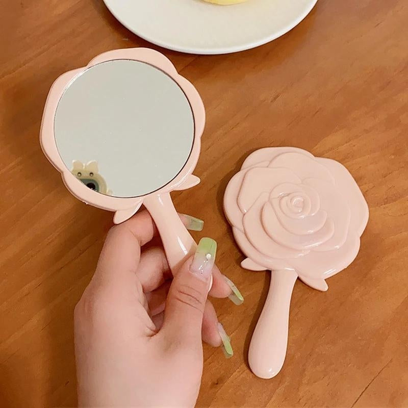 Miroir De Poche En Forme De Rose