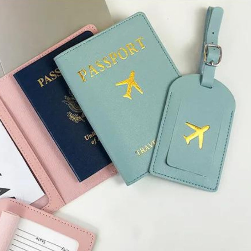 Porte Étiquette Bagage en Simili