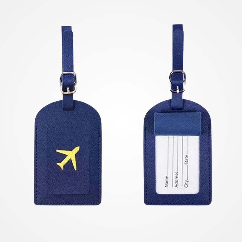 étiquette personnalisable pour valise en simili