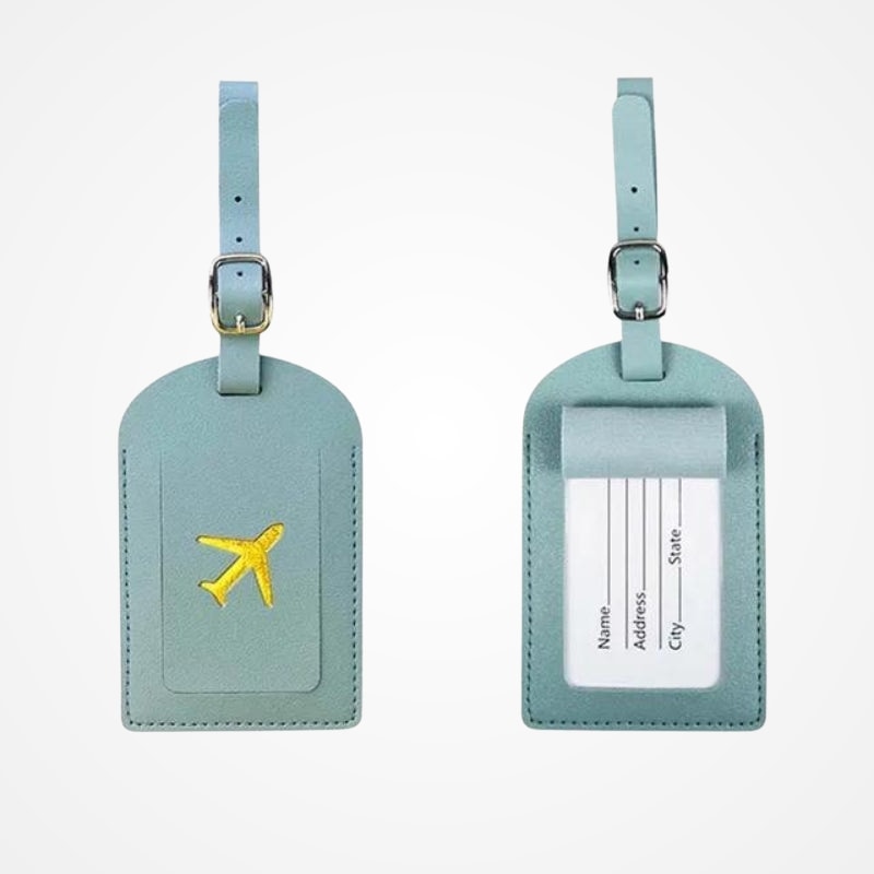 simili cuir étiquette identitaire pour bagages