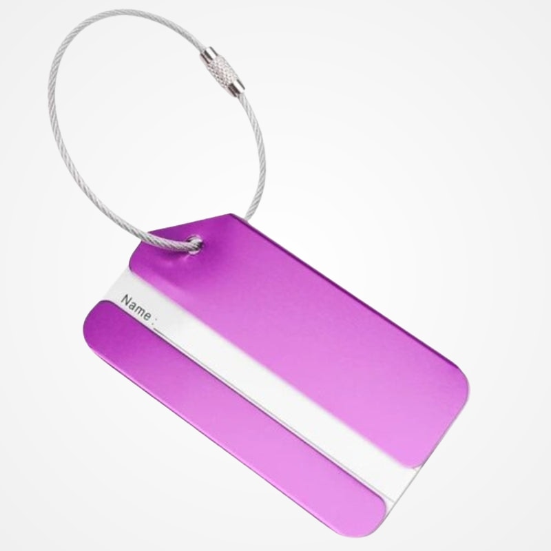 Porte Étiquette Métallique Pour Valise - vue 5