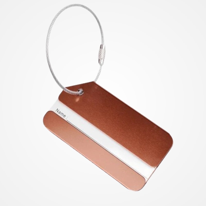 Porte Étiquette Métallique Pour Valise - vue 4
