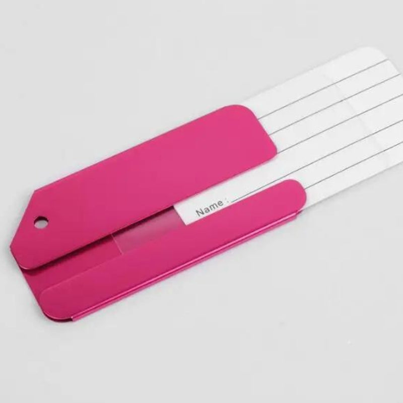 Porte Étiquette Métallique Pour Valise
