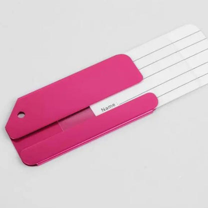 Porte Étiquette Métallique Pour Valise