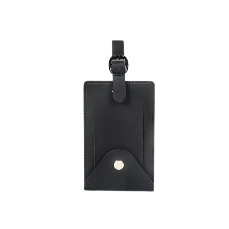 porte etiquette valise en cuir