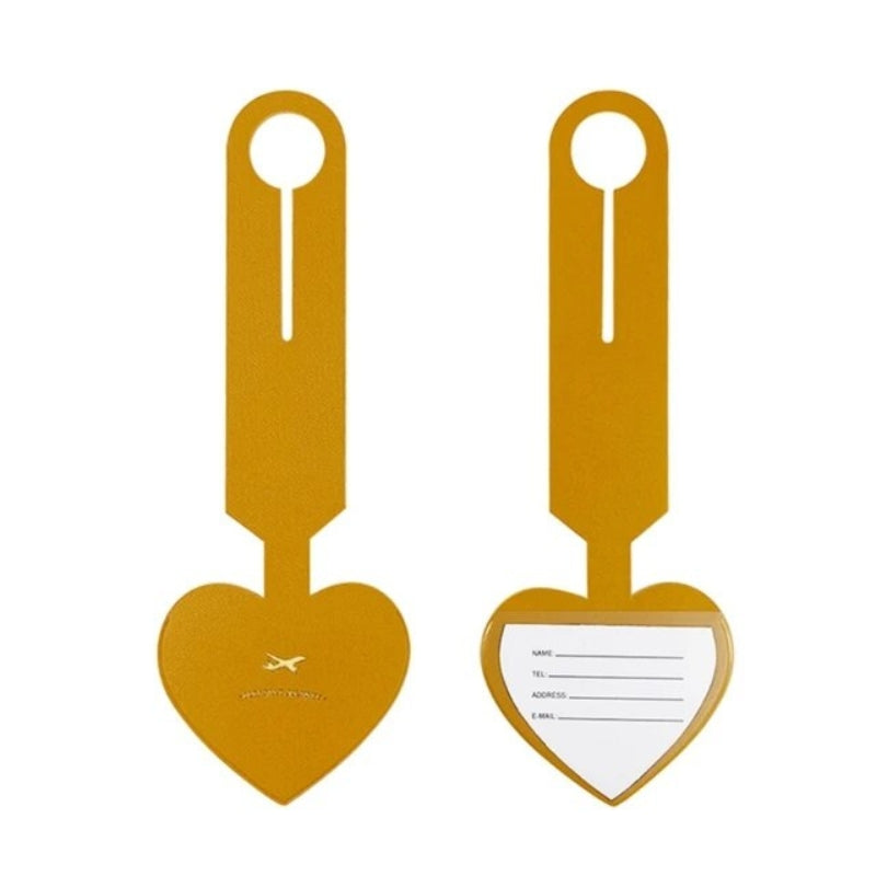 porte étiquette valise en cuir