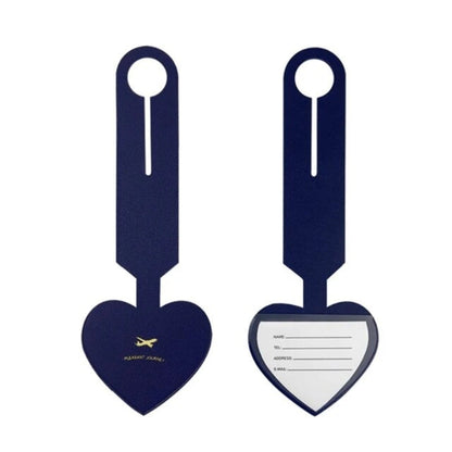 etiquette bagage en cuir