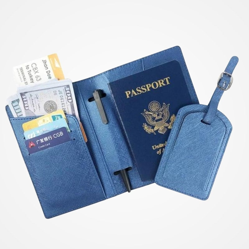 Portefeuille pour Passeport et Voyage en Simili - vue 8