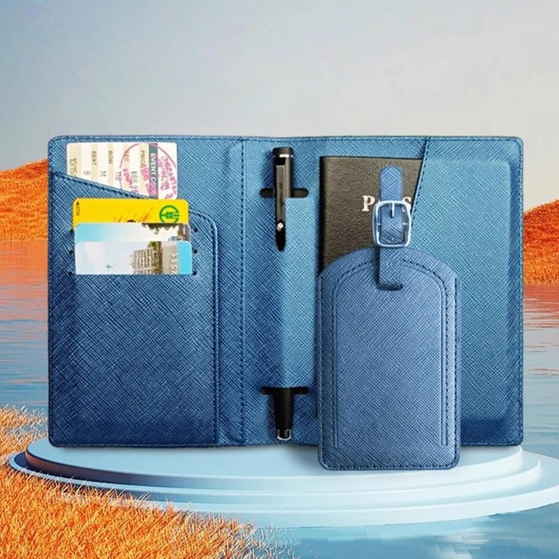 Portefeuille pour Passeport et Voyage en Simili - vue 4