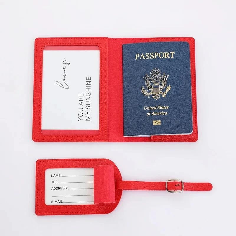 Protège Passeport Et Etiquette Valise - vue 4