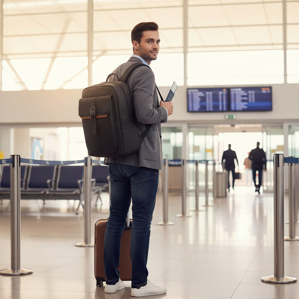 Sac À Dos Business Voyage Homme - en voyage
