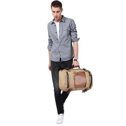 Sac À Dos De Voyage Vintage Solide