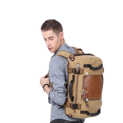 Sac À Dos De Voyage Vintage Solide