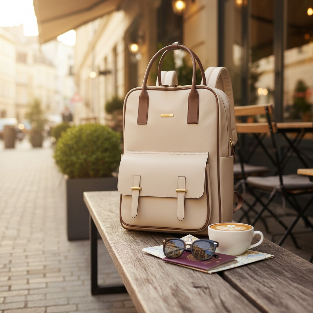 Soléa - Sac À Dos Ordinateur Femme Chic - vue 9