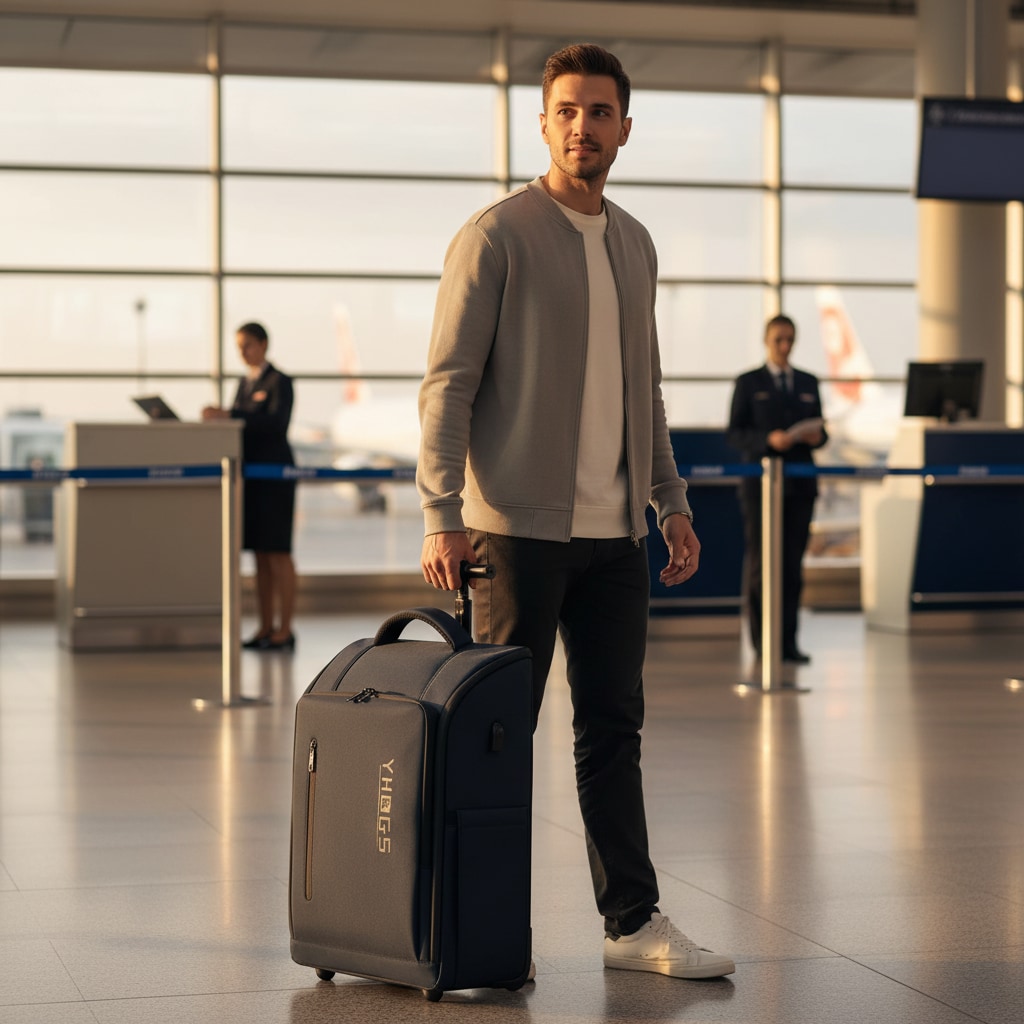 Sac À Dos Valise Cabine - en voyage