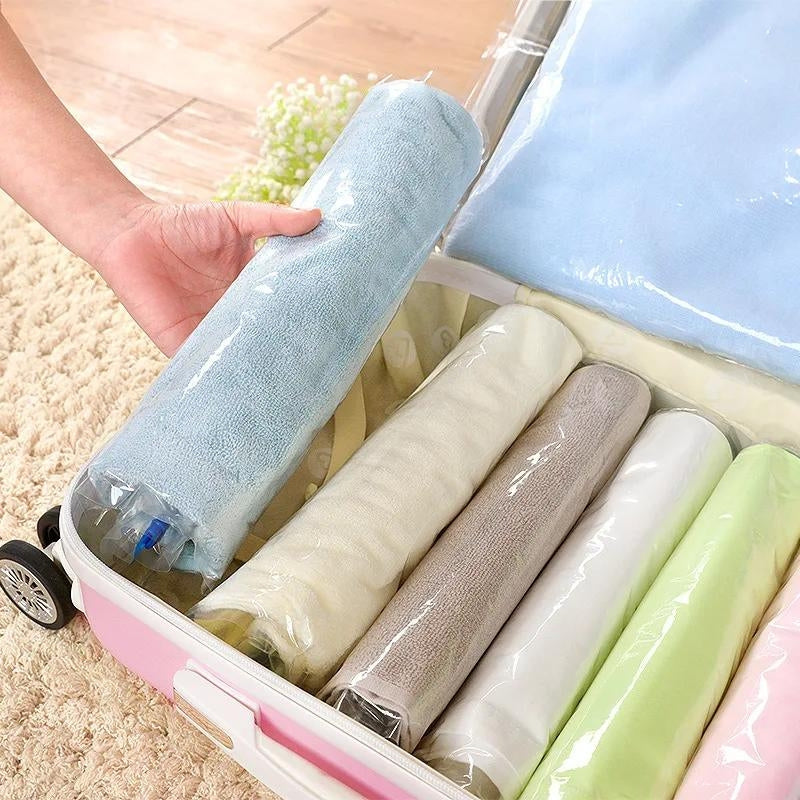 Fan - Sac Compression Voyage Sans Aspirateur