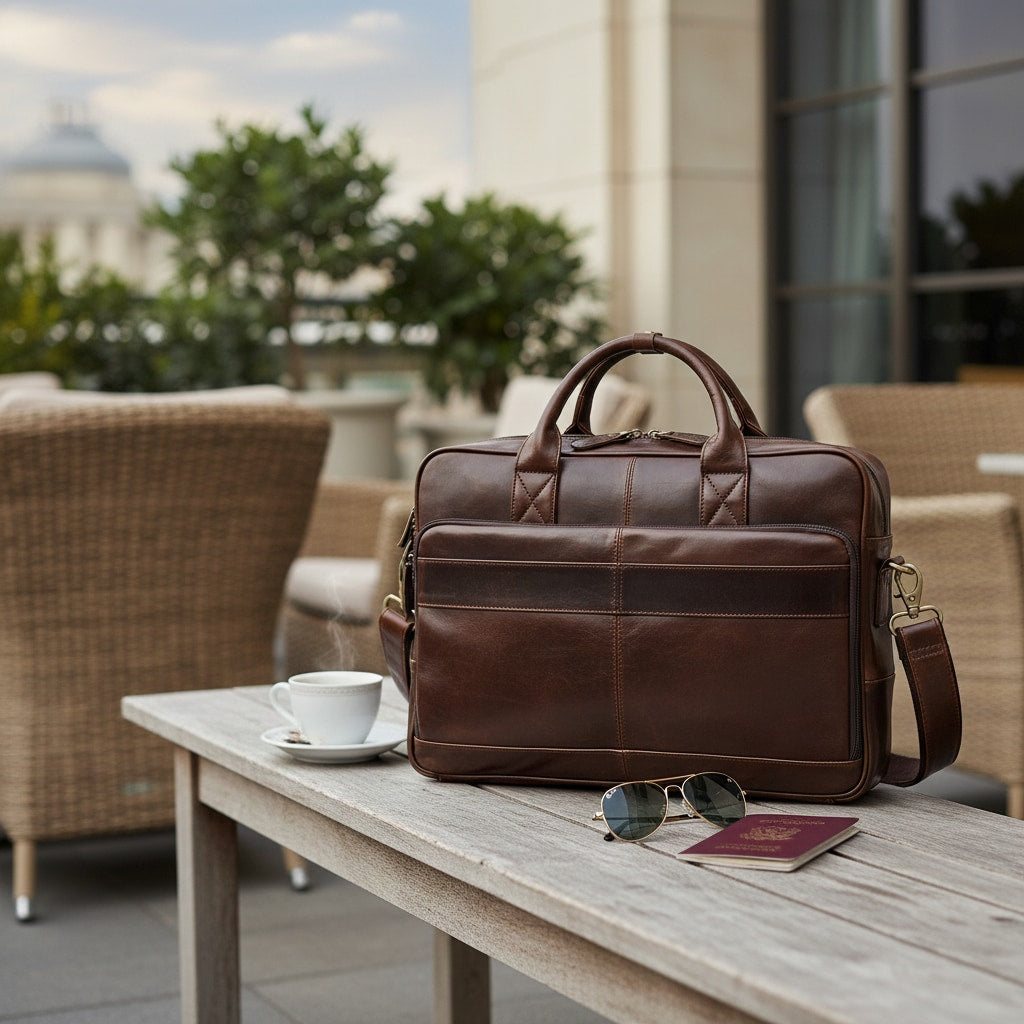 Heritage - Sacoche en Cuir Luxueuse pour Homme - vue 16