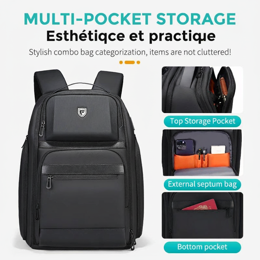 Escale - Sac À Dos Voyage Cabine Extensible - vue 4