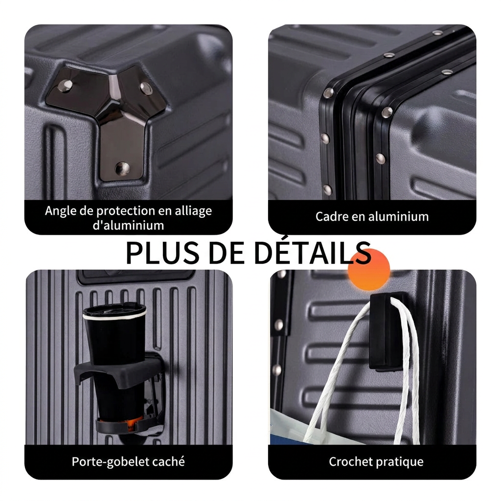 GIENAH - Valise Cabine Rigide