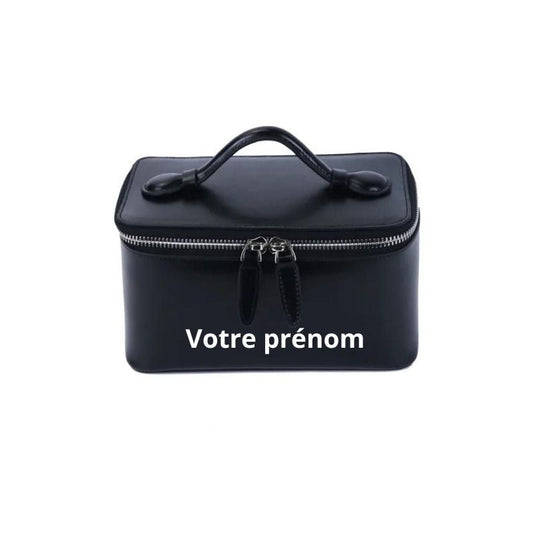 trousse de toilette cuir personnalisable