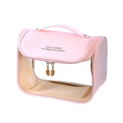 trousse de toilette femme transparente