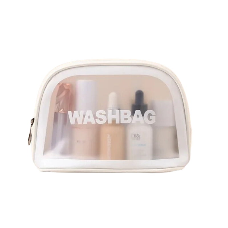 trousse de toilette femme transparente