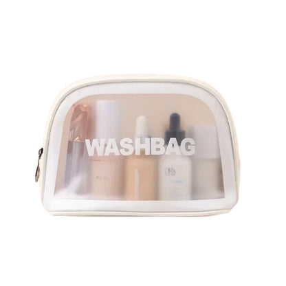 trousse de toilette femme transparente