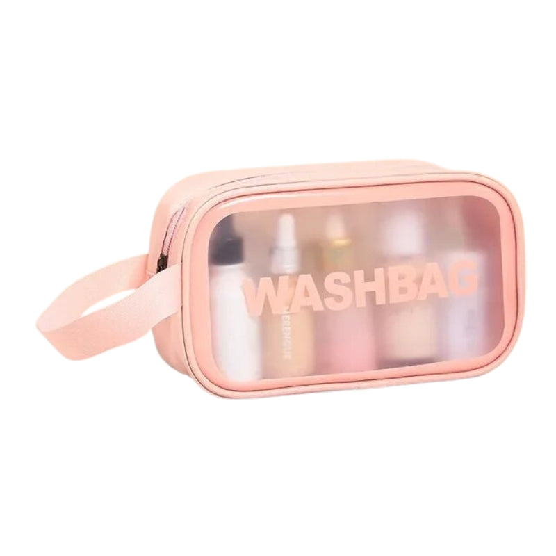 trousse de toilette transparente pour avion