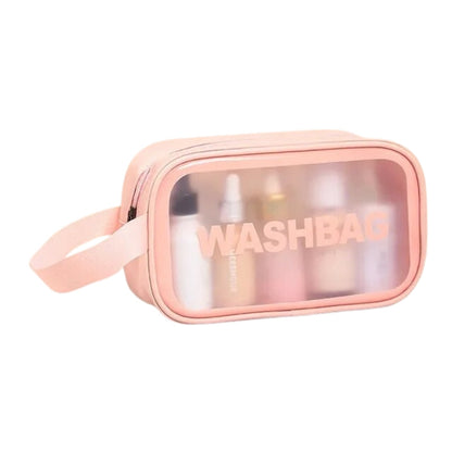 trousse de toilette transparente pour avion