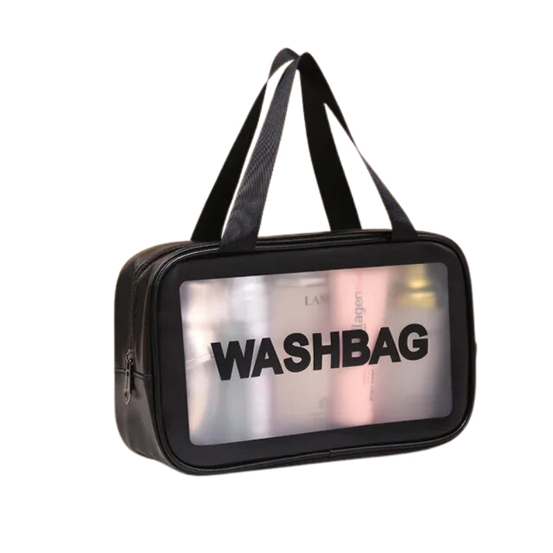 trousse toilette transparente