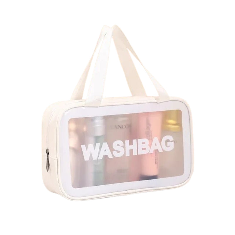 trousse toilette transparente avion
