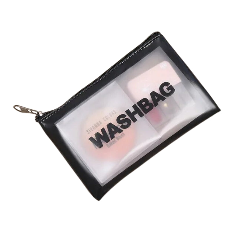 trousse de toilette transparente voyage