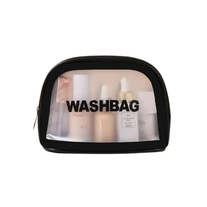 trousse de toilette transparente avion