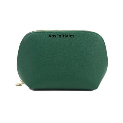 trousse de toilette en cuir personnalisée