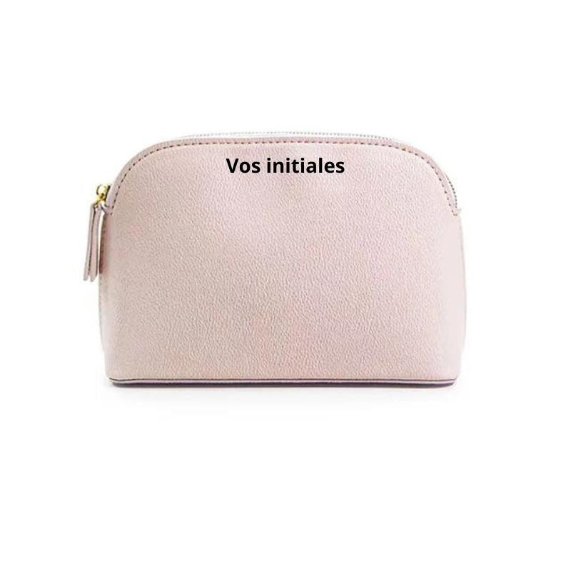 trousse de toilette cuir personnalisable